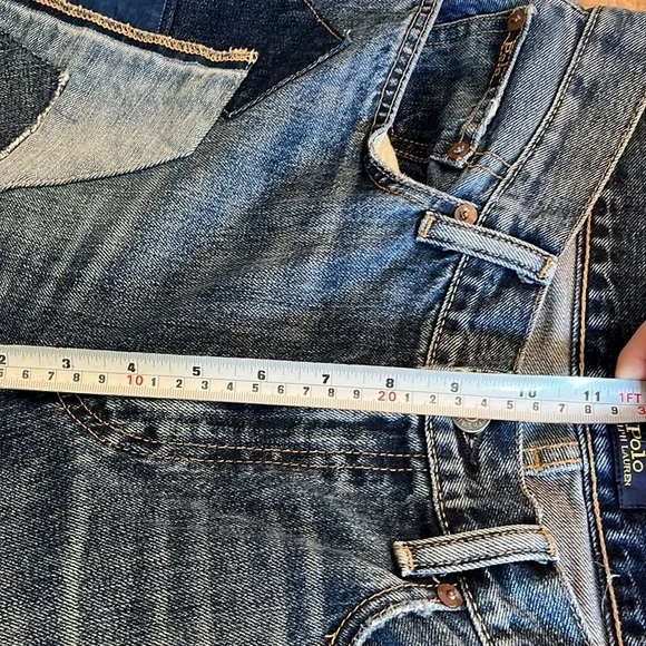 Ralph Lauren Polo
Avery Boyfriend Crop Distressed
Patchwork Jeans size 27 - Picture 15 of 17